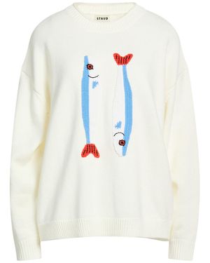 STAUD Pullover - Blanc