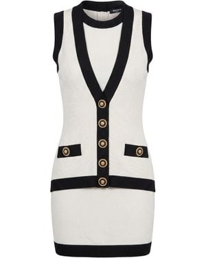 Balmain Mini-Kleid - Schwarz