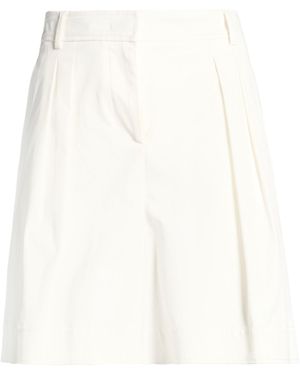 Alberta Ferretti Shorts & Bermuda Shorts Cotton, Elastane - White