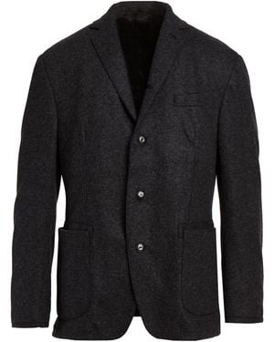 Messagerie Charcoal Blazer Virgin Wool, Polyamide, Cashmere - Black