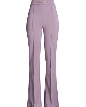 Elisabetta Franchi Trousers Polyester, Elastane - Purple