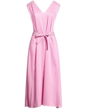 Peserico Maxi Dress Viscose, Silk - Pink