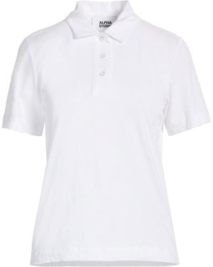 Alpha Studio Polo Shirt - White