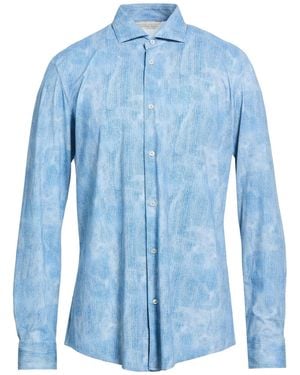 Brian Dales Natural Low Impact Azure Shirt Polyamide, Elastane - Blue