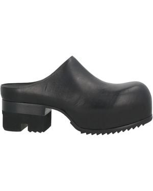 Rick Owens Mules & Clogs Leather - Grey