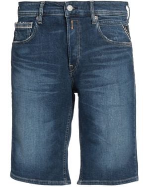 Replay Denim Shorts Cotton, Elastane - Blue