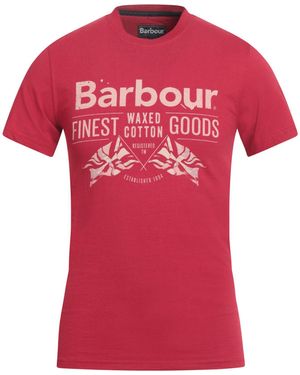 Barbour T-Shirt Cotton - Red