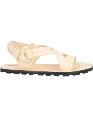 Jil Sander Sandals Leather - Natural