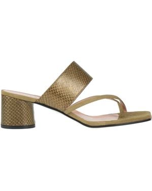 Pollini Thong Sandal - Green
