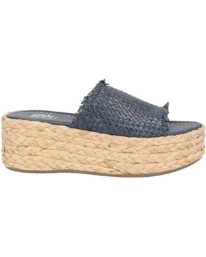 Studio Moda Espadrilles Leather - Blue