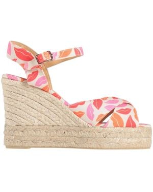 Castañer Ivory Espadrilles Textile Fibres - Pink