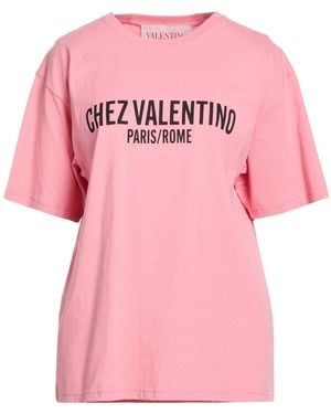 Valentino Garavani T-Shirt Cotton - Pink