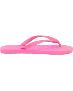 Vetements Fuchsia Thong Sandal Plastic - Pink