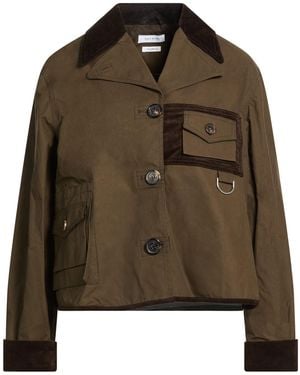 Saks Potts Khaki Jacket Cotton - Brown