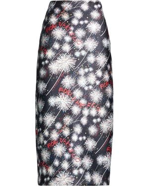 ALESSANDRO ENRIQUEZ Midi Skirt Polyester - Blue