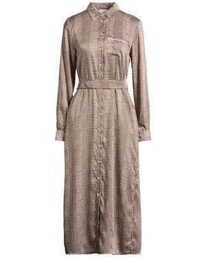 Marella Midi Dress Polyester - Brown