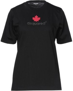 DSquared² T-Shirt Cotton - Black