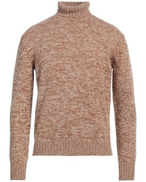 Ballantyne Camel Turtleneck Wool, Cashmere - Brown