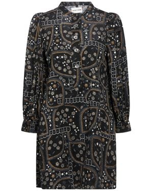 Antik Batik Mini Dress Wool - Black