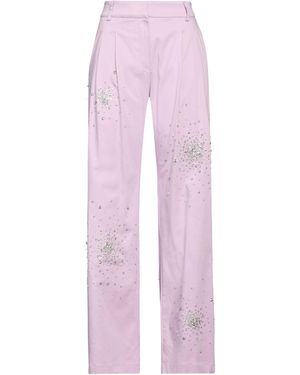 DES_PHEMMES Trousers Cotton, Elastane - Pink