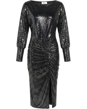 Dixie Midi Dress Polyamide, Polyester, Elastane - Black