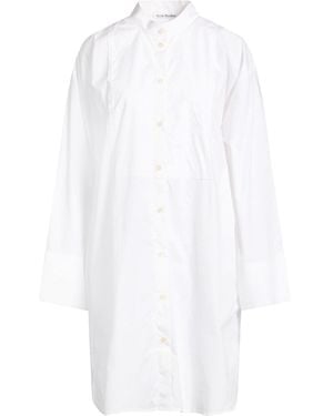 Acne Studios Mini Dress Cotton, Elastane - White