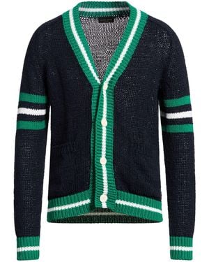 Roberto Collina Midnight Cardigan Linen, Cotton, Polyamide - Green