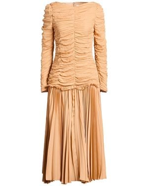 KHAITE Midi-Kleid - Natur