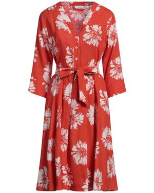 ROSSO35 Midi-Kleid - Rot