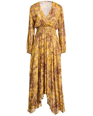 iBlues Maxi Dress Viscose, Wool - Metallic