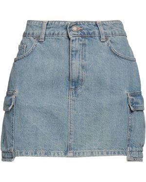 Motel Denim Skirt Cotton - Blue