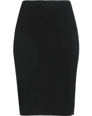 Iris Von Arnim Midi Skirt Cashmere - Black