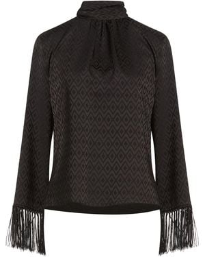 alma sanchez Top Polyester, Elastane - Black