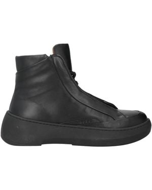 Hevò Ankle Boots Leather - Black