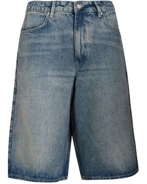 Represent Denim Shorts Cotton - Blue