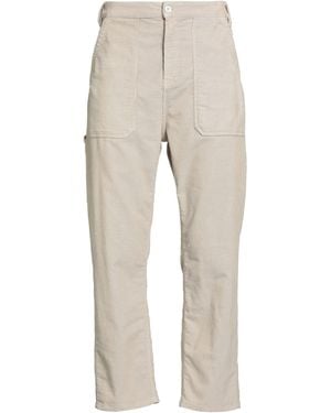 UNIFORM Pants Cotton, Polyester, Elastane - Natural