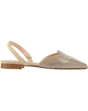 PROSPERINE® Ballet Flats Textile Fibers, Leather - Natural