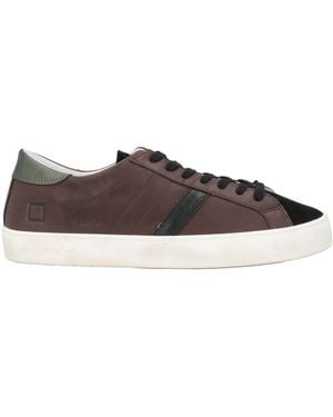 Date Dark Trainers Leather - Brown