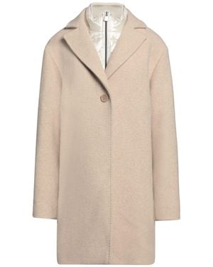 Cinzia Rocca Coat Virgin Wool, Cashmere, Viscose, Polyamide, Metal - Natural