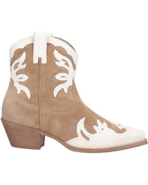 JE T'AIME Ankle Boots Leather - Natural