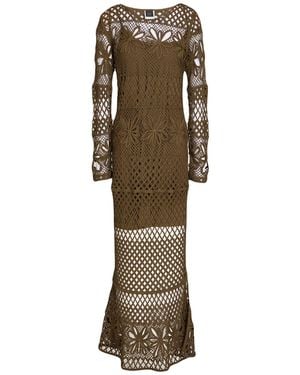 Pinko Maxi Dress - Natural