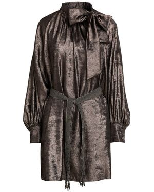Weekend by Maxmara Mini Dress Polyester - Gray