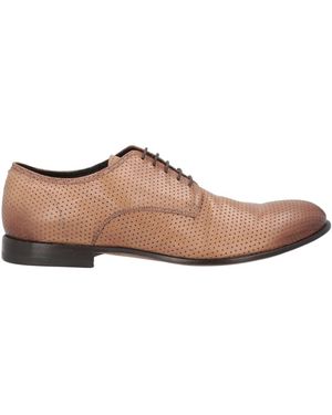 Raparo Sand Lace-Up Shoes Leather - Brown
