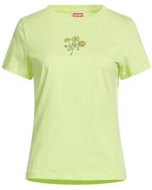 KENZO Lime T-Shirt Cotton - Yellow