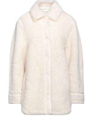 Stand Studio Teddy Coat - White