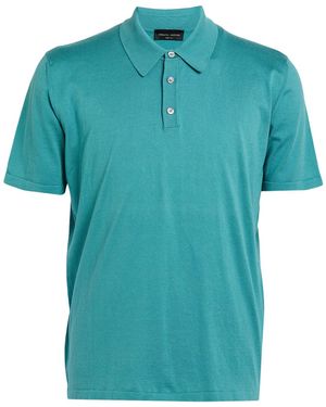 Roberto Collina Polo Shirts - Blue