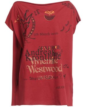 ANDREAS KRONTHALER x VIVIENNE WESTWOOD Garnet T-Shirt Cotton - Red