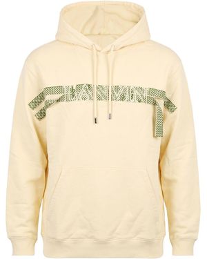 Lanvin Sweatshirt Cotton - Natural