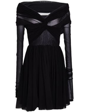 Philosophy Di Lorenzo Serafini Mini Dress Polyamide - Black