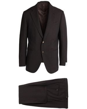 Caruso Dark Suit Wool - Black